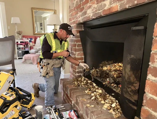 Safe screening installation by Smithfield Chimney Sweep in Smithfield, RI