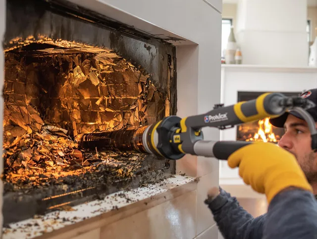 Professional chimney cleaning by Smithfield Chimney Sweep in Smithfield, RI