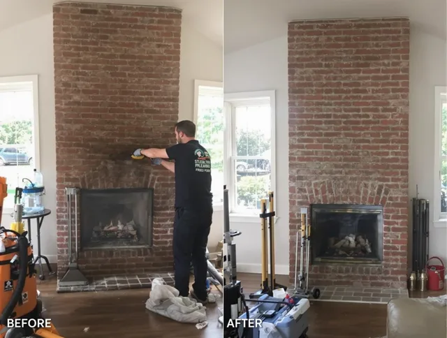 Finished chimney sweeping service by Smithfield Chimney Sweep in Smithfield, RI