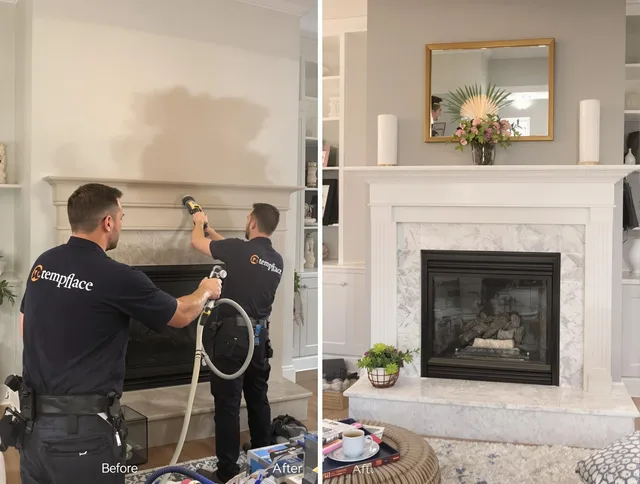 Professional soot removal by Smithfield Chimney Sweep team in Smithfield, RI